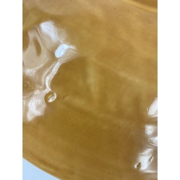 Kani of Hawaii Handmade Hibiscus 11.5” Bowl Basketweave Sunflower Ceramic Bowl - Picture 6 of 12